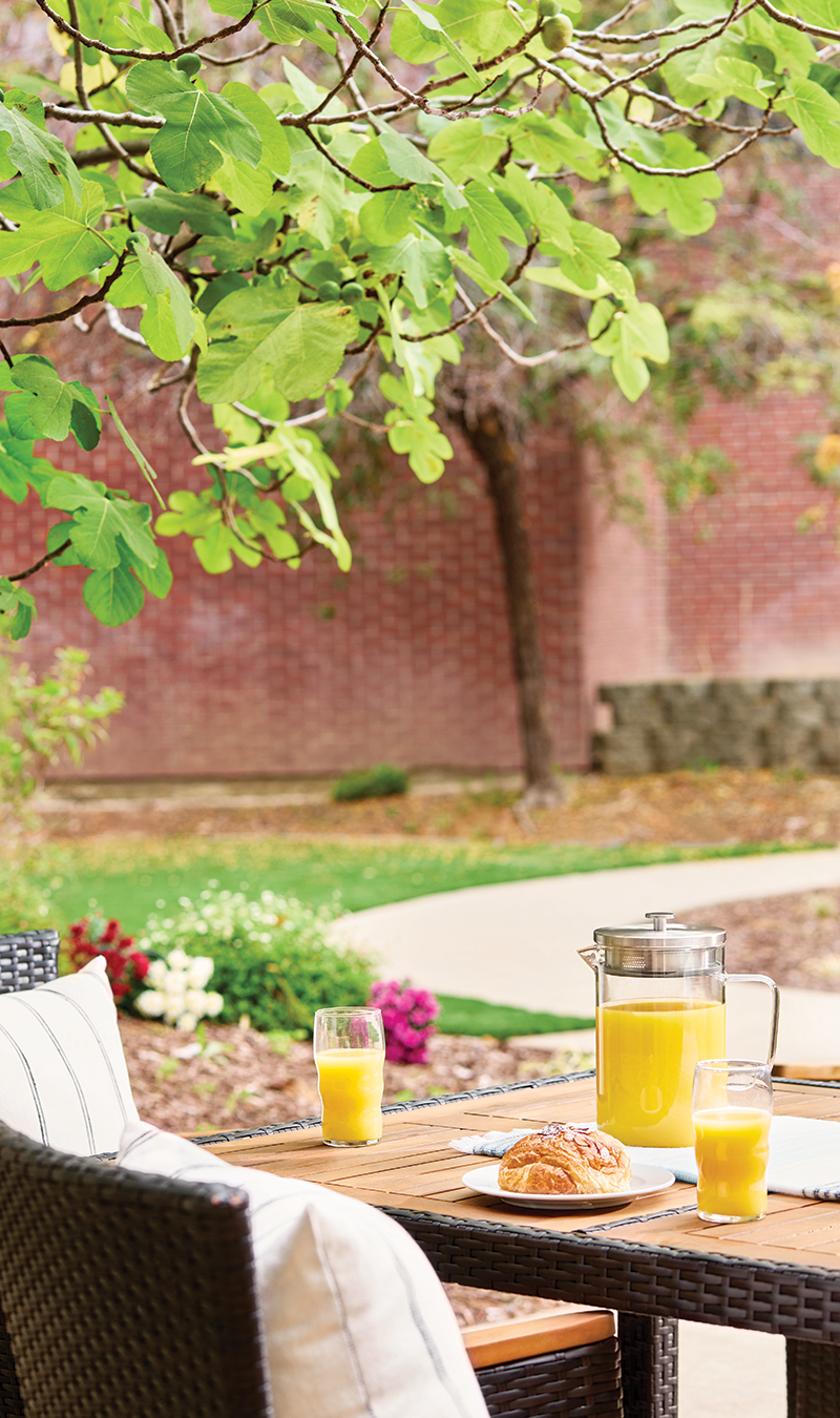 Memory Care patio